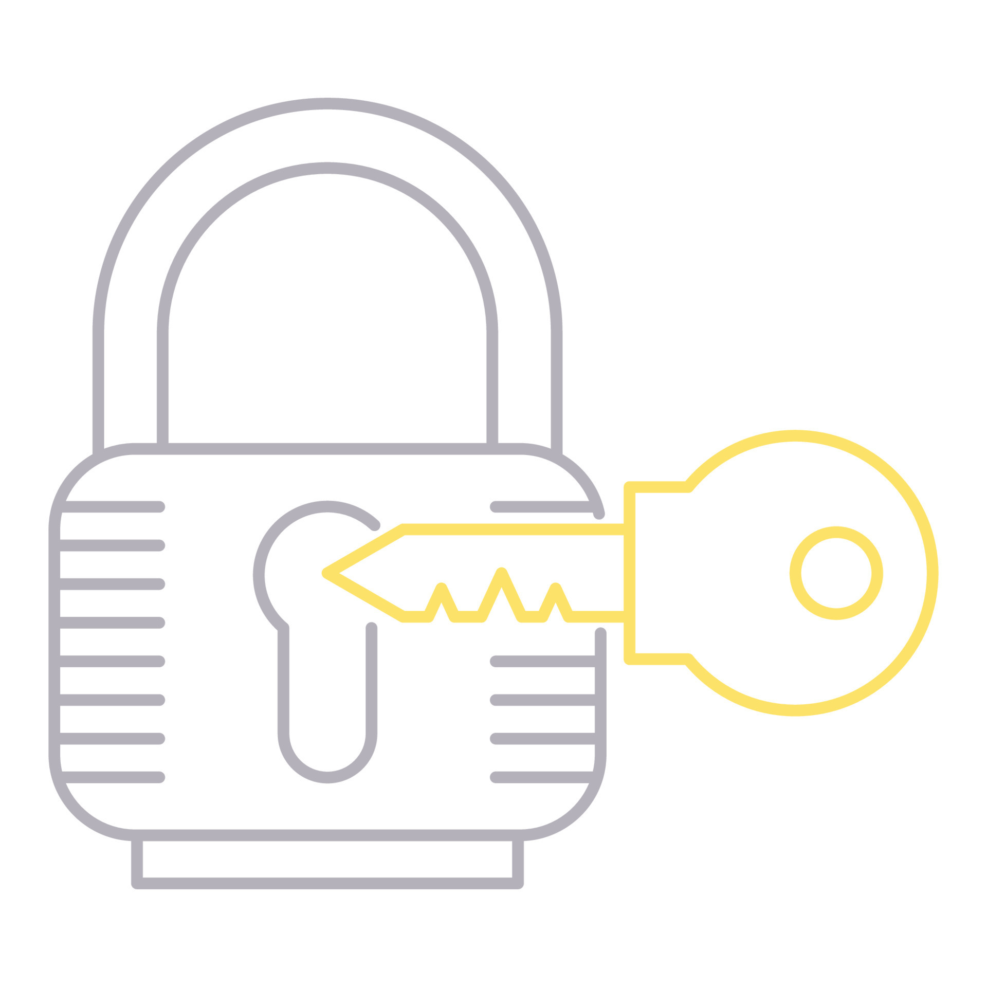 Open lock icon, suitable for a wide range of digital creative projects