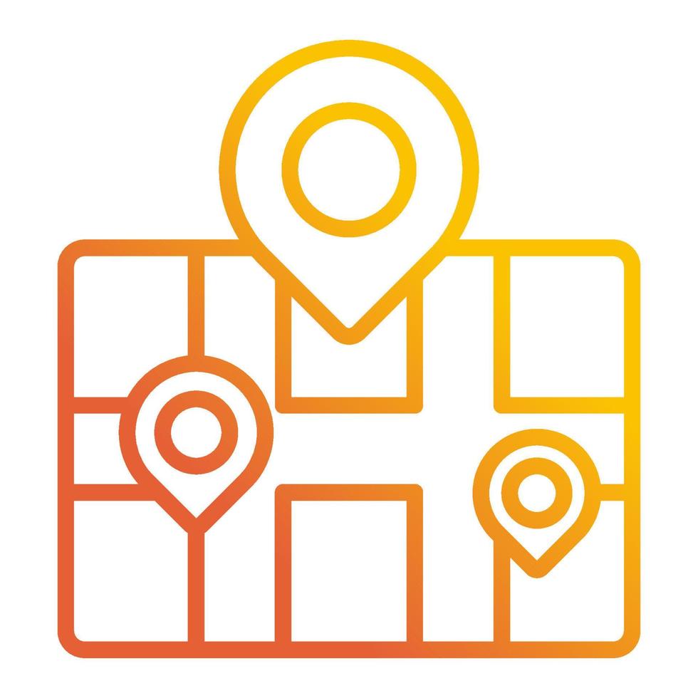 Pin location icon, suitable for a wide range of digital creative projects. vector