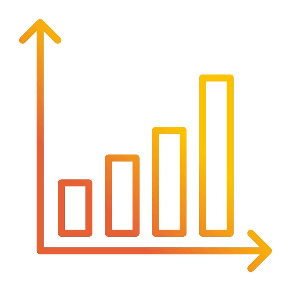growth icon, suitable for a wide range of digital creative projects. vector