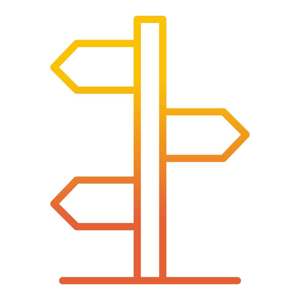 ways icon, suitable for a wide range of digital creative projects. vector