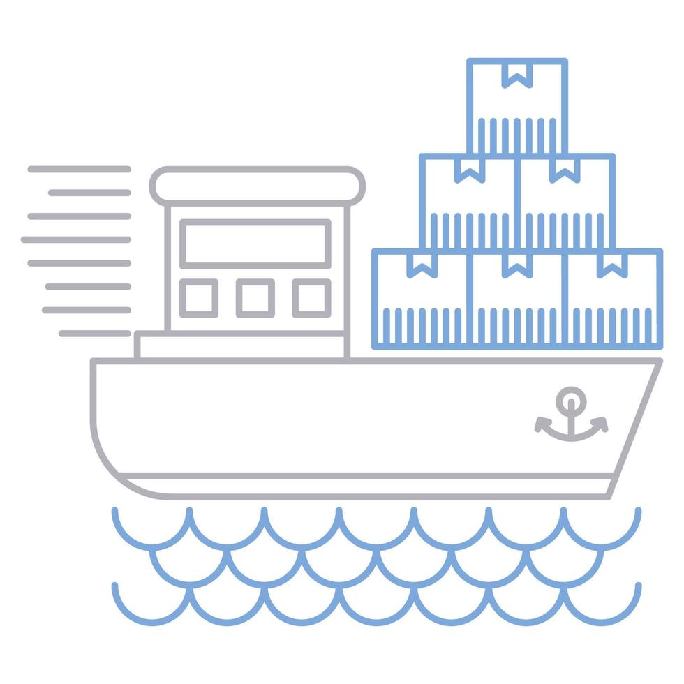shipping icon, suitable for a wide range of digital creative projects. vector