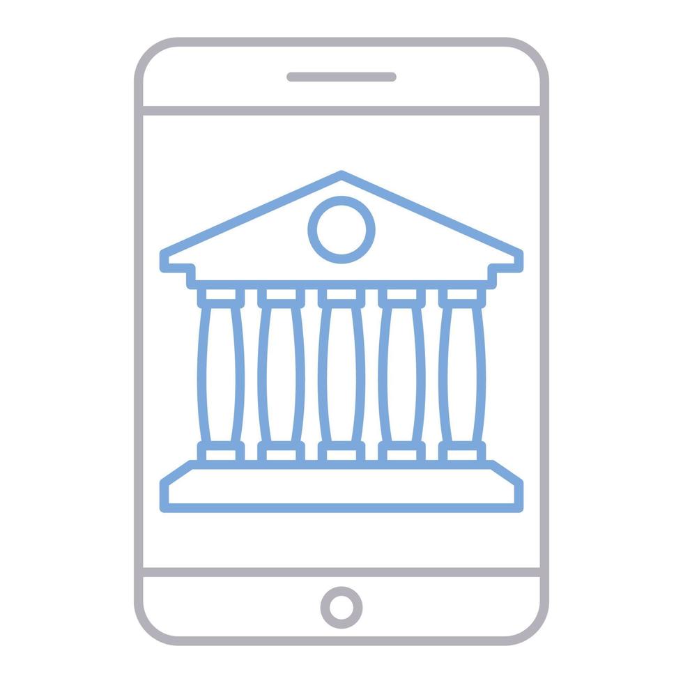 mobile banking icon, suitable for a wide range of digital creative projects. vector