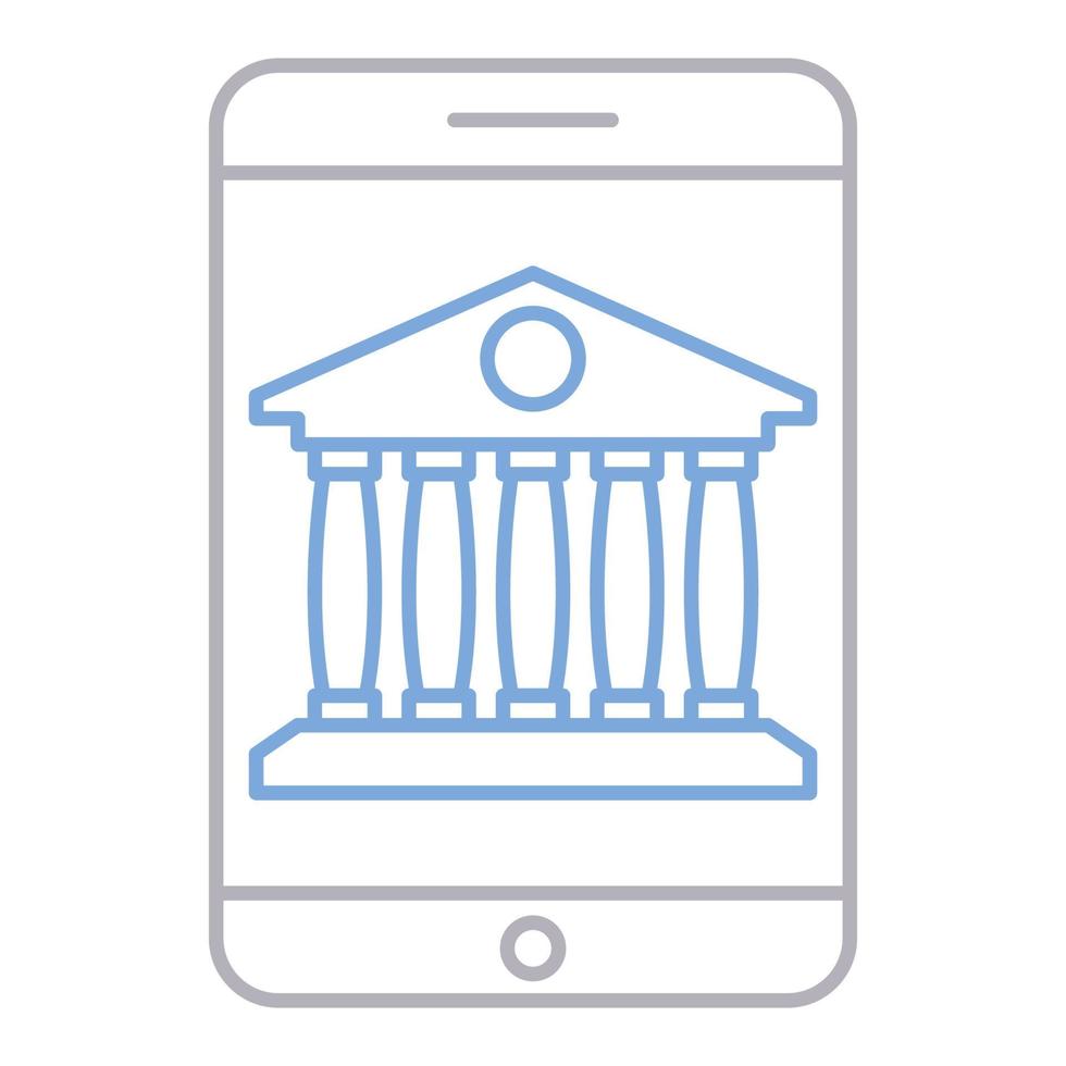 mobile banking icon, suitable for a wide range of digital creative projects. vector