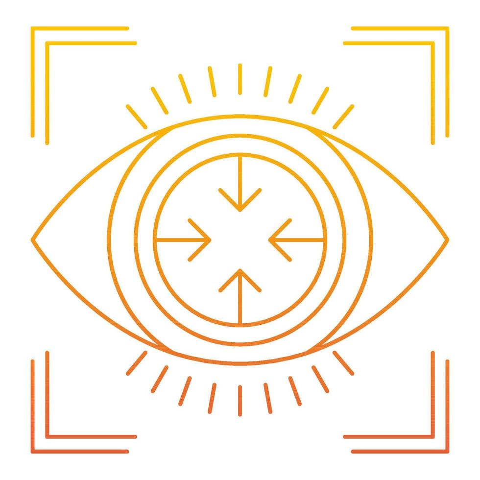 focus icon, suitable for a wide range of digital creative projects. vector