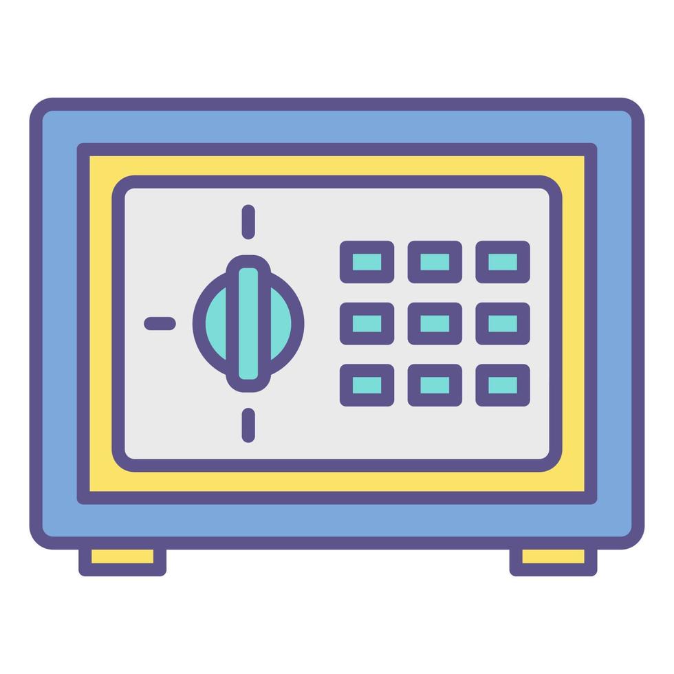 digital lock icon, suitable for a wide range of digital creative projects. vector