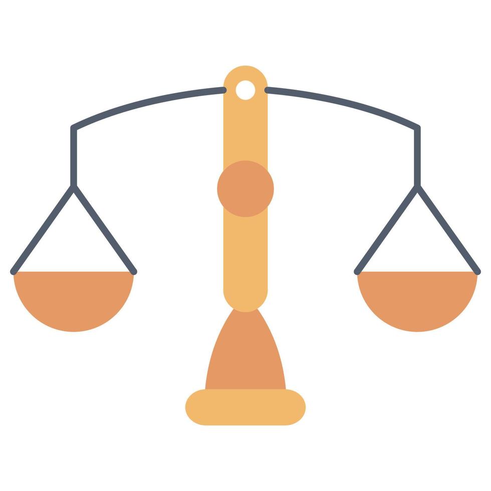 scales icon, suitable for a wide range of digital creative projects. vector