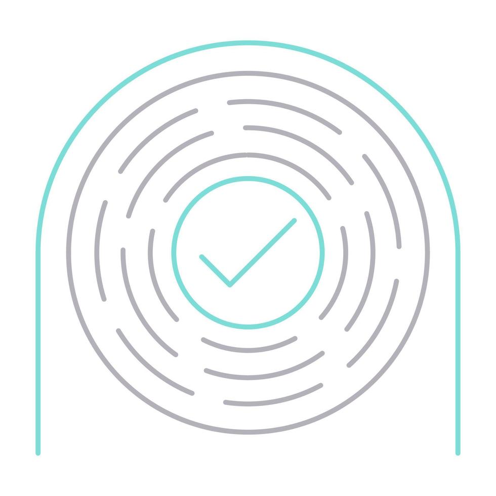 uniqueness icon, suitable for a wide range of digital creative projects. vector