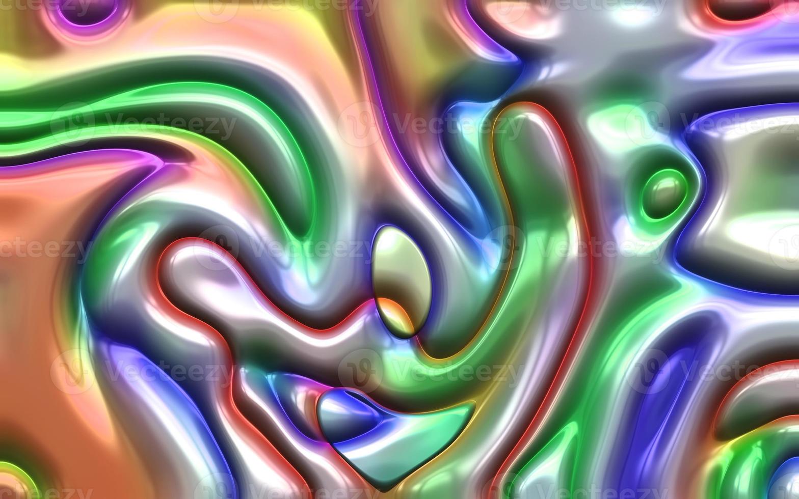 Abstract glossy liquid background,Glitter texture background.Abstract modern painting.Digital modern colorful texture.Digital background illustration.Textured background.Holographic liquid background photo