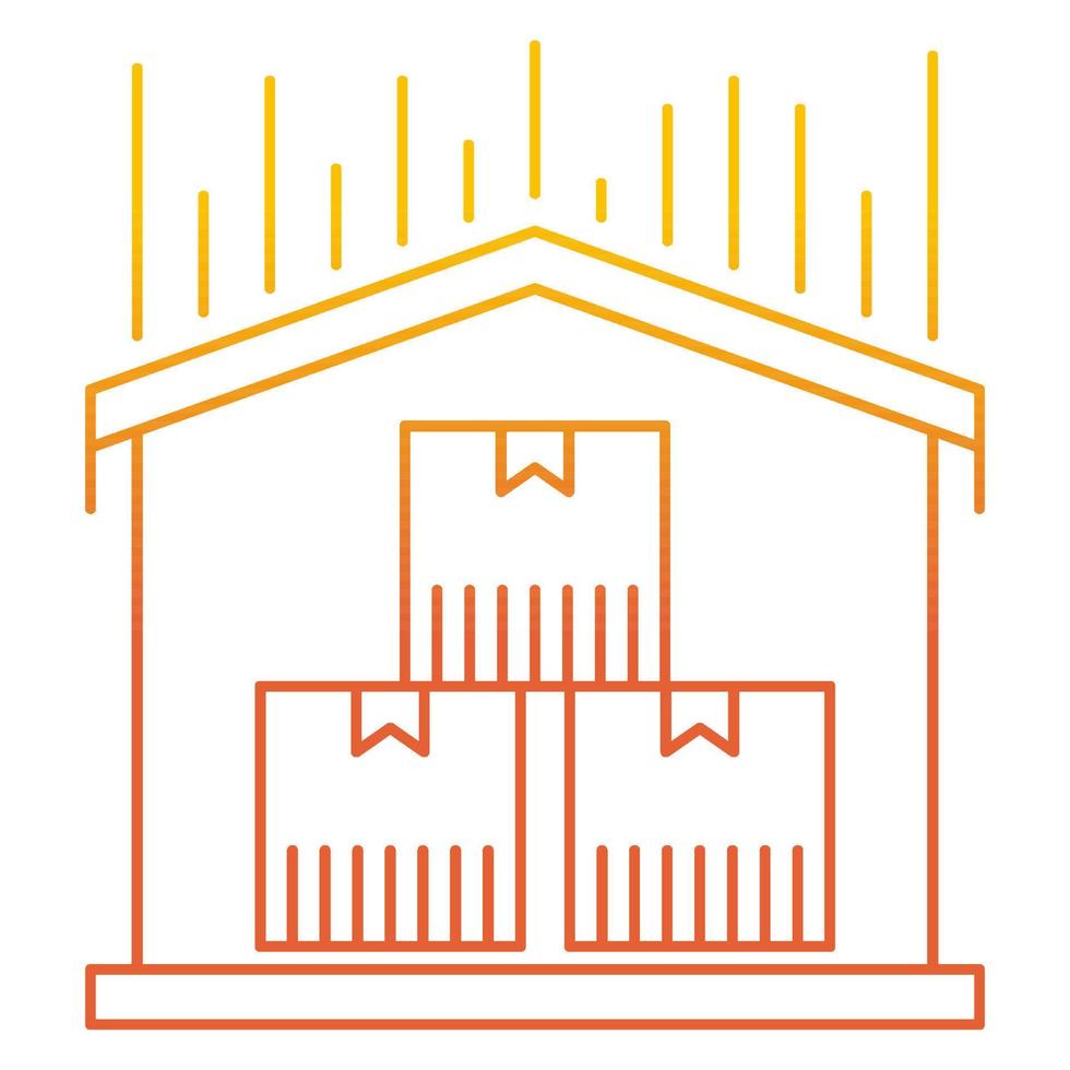 distribution warehouse icon, suitable for a wide range of digital creative projects. vector