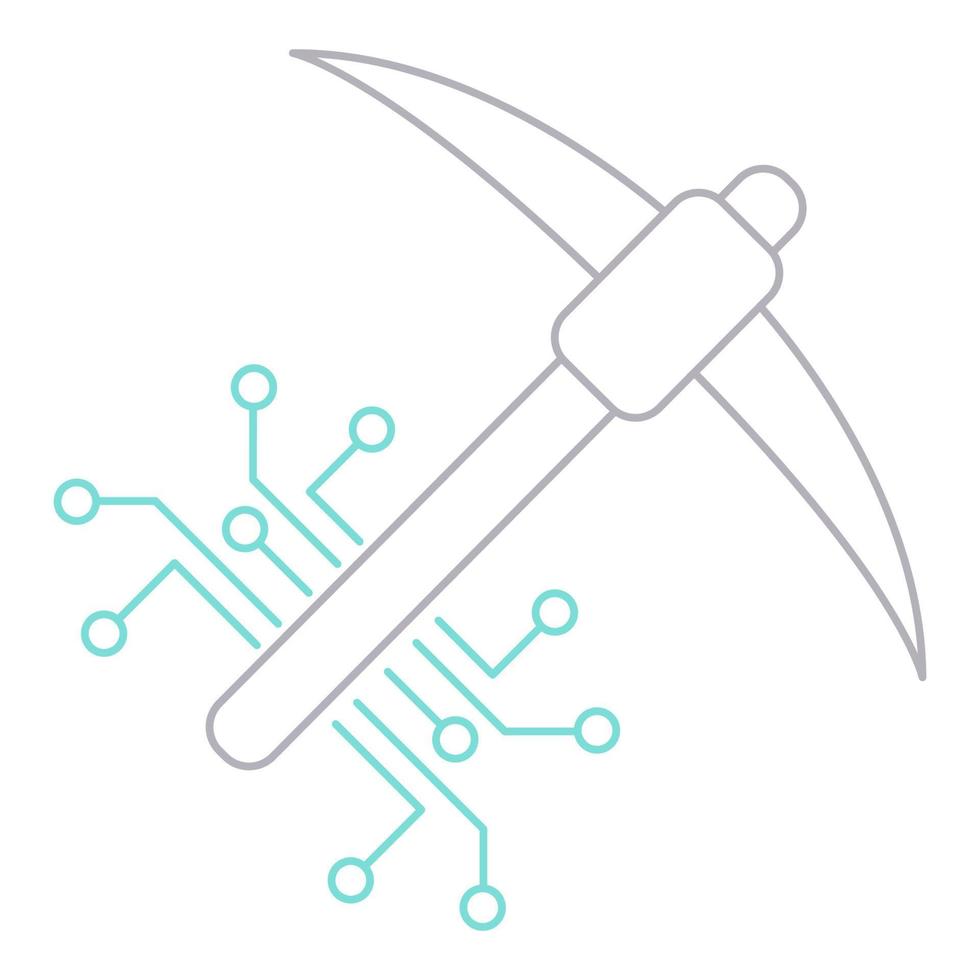 hash power icon, suitable for a wide range of digital creative projects. vector