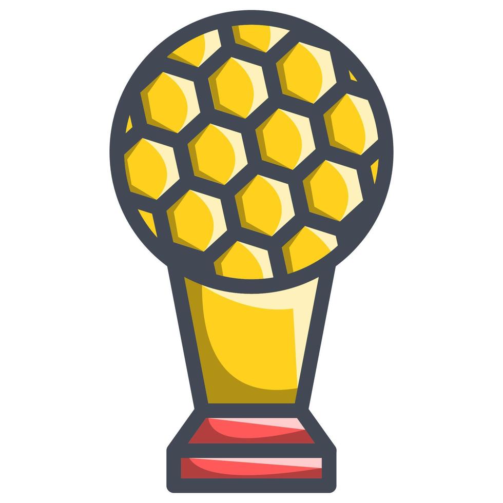 icono de trofeo, adecuado para una amplia gama de proyectos creativos digitales. vector