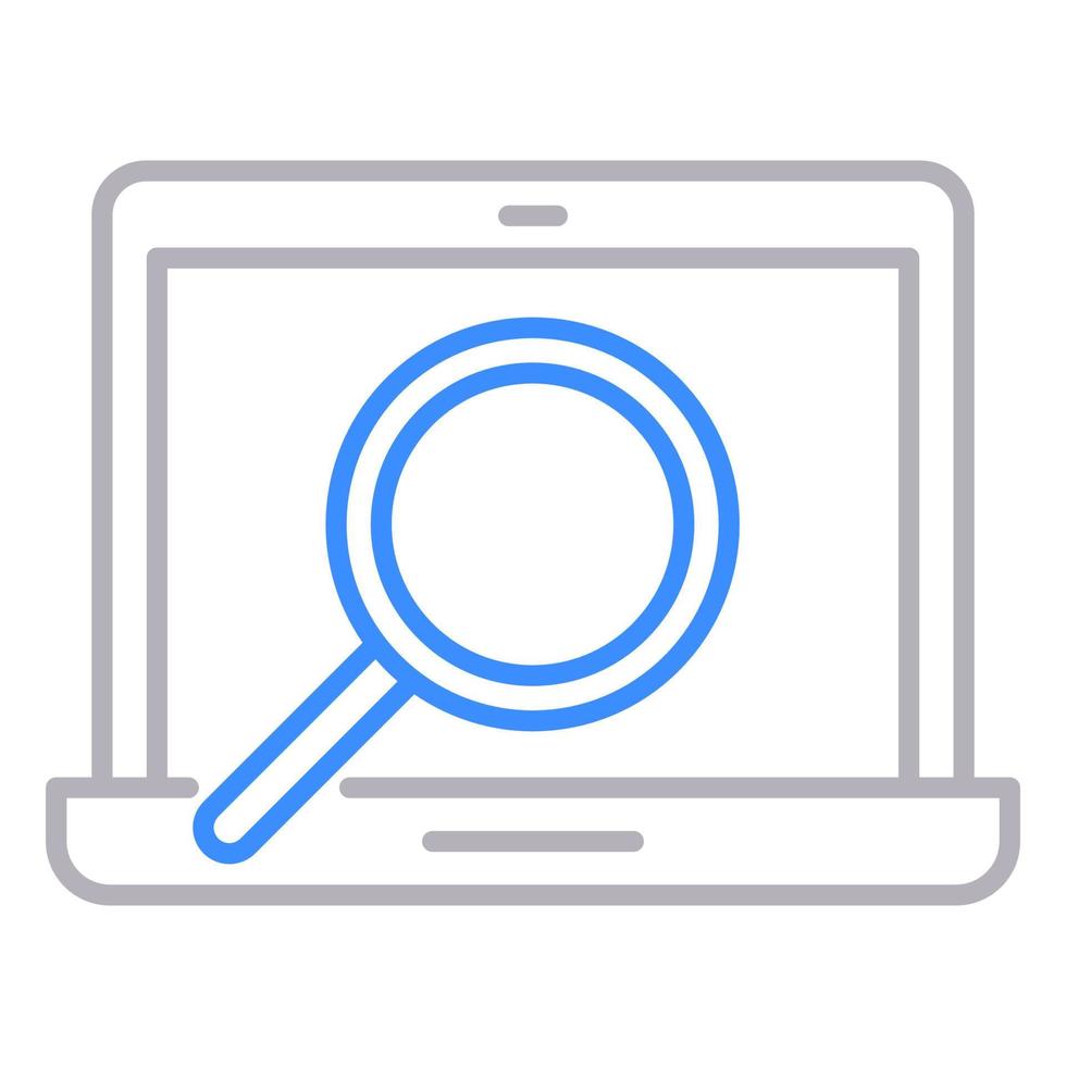 online search icon, suitable for a wide range of digital creative projects. vector