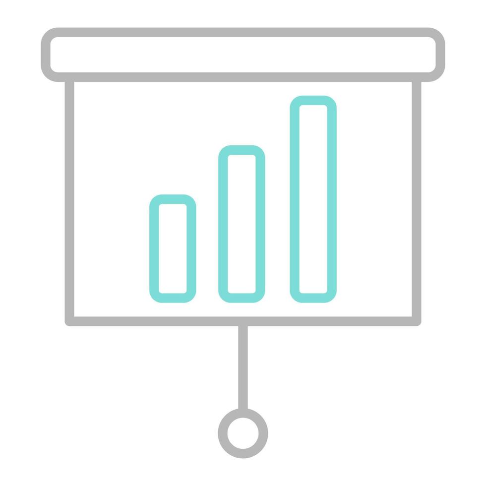 Business presentation icon, suitable for a wide range of digital creative projects. vector