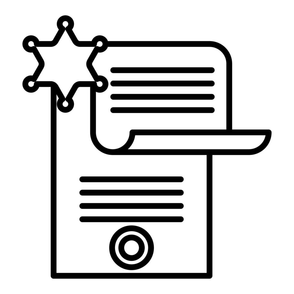 Investigation icon, suitable for a wide range of digital creative projects. vector