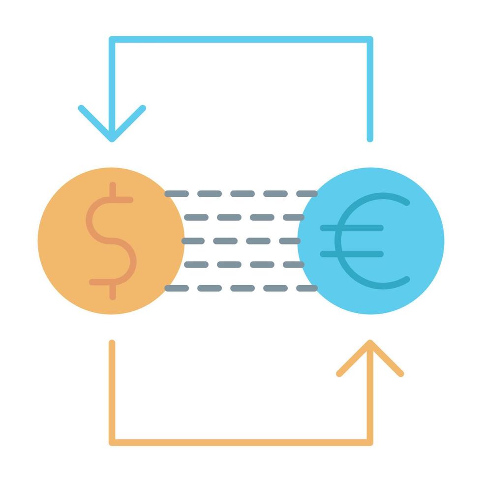 currency exchange icon, suitable for a wide range of digital creative projects. vector