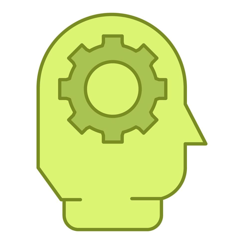 icono de lluvia de ideas, adecuado para una amplia gama de proyectos creativos digitales. vector