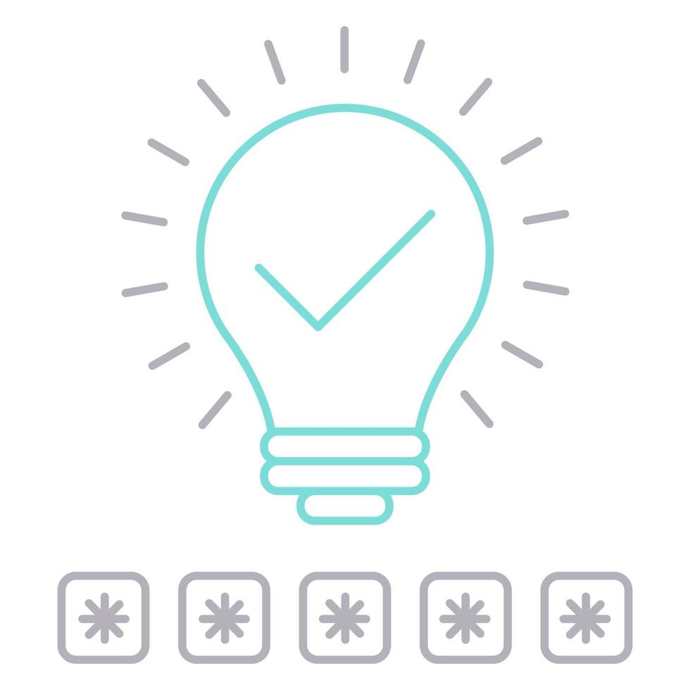 password icon, suitable for a wide range of digital creative projects. vector