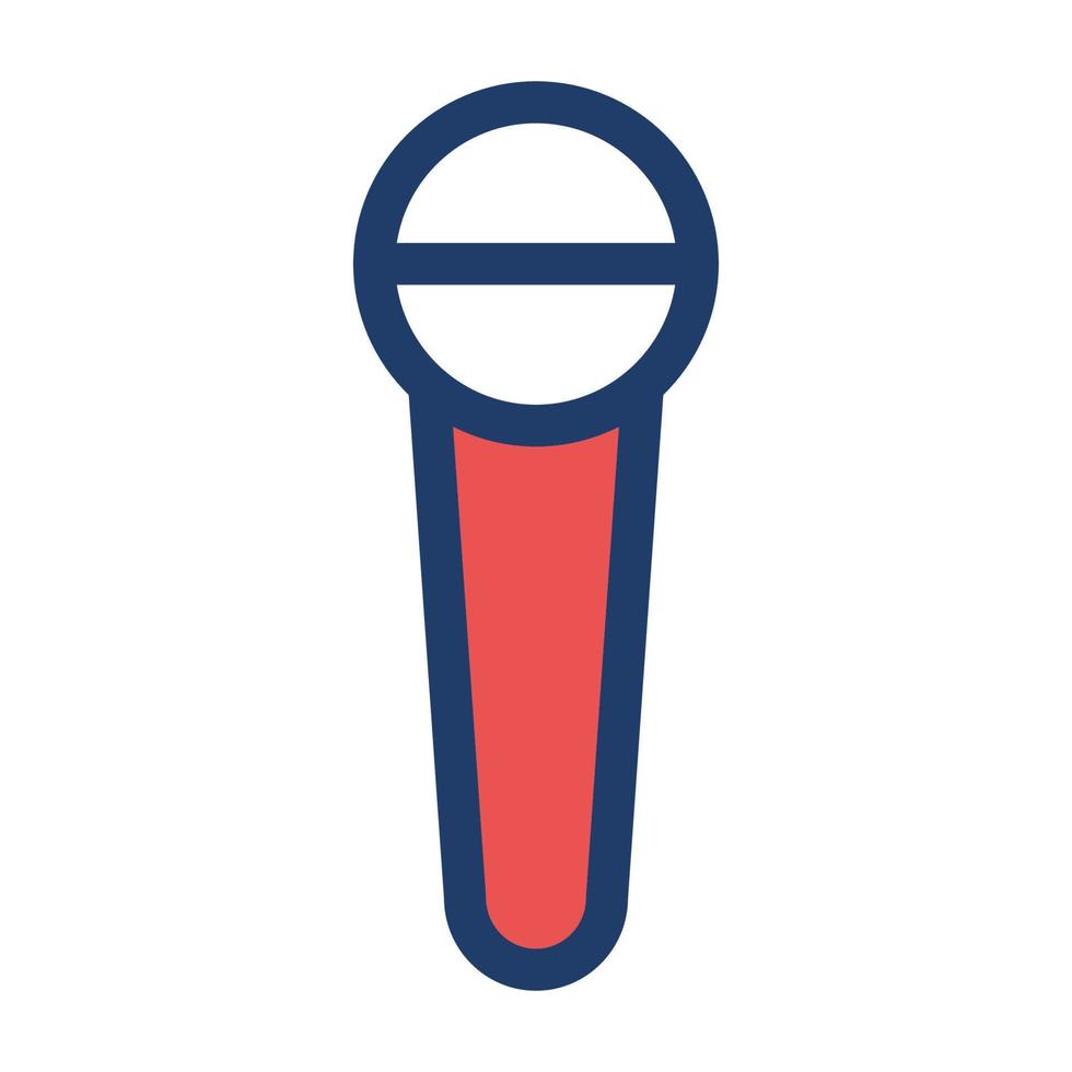 microphone icon, suitable for a wide range of digital creative projects. vector