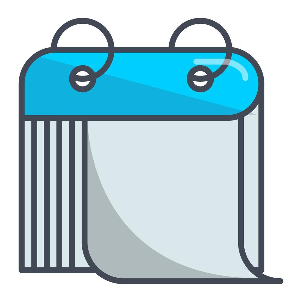 calendar icon, suitable for a wide range of digital creative projects. vector