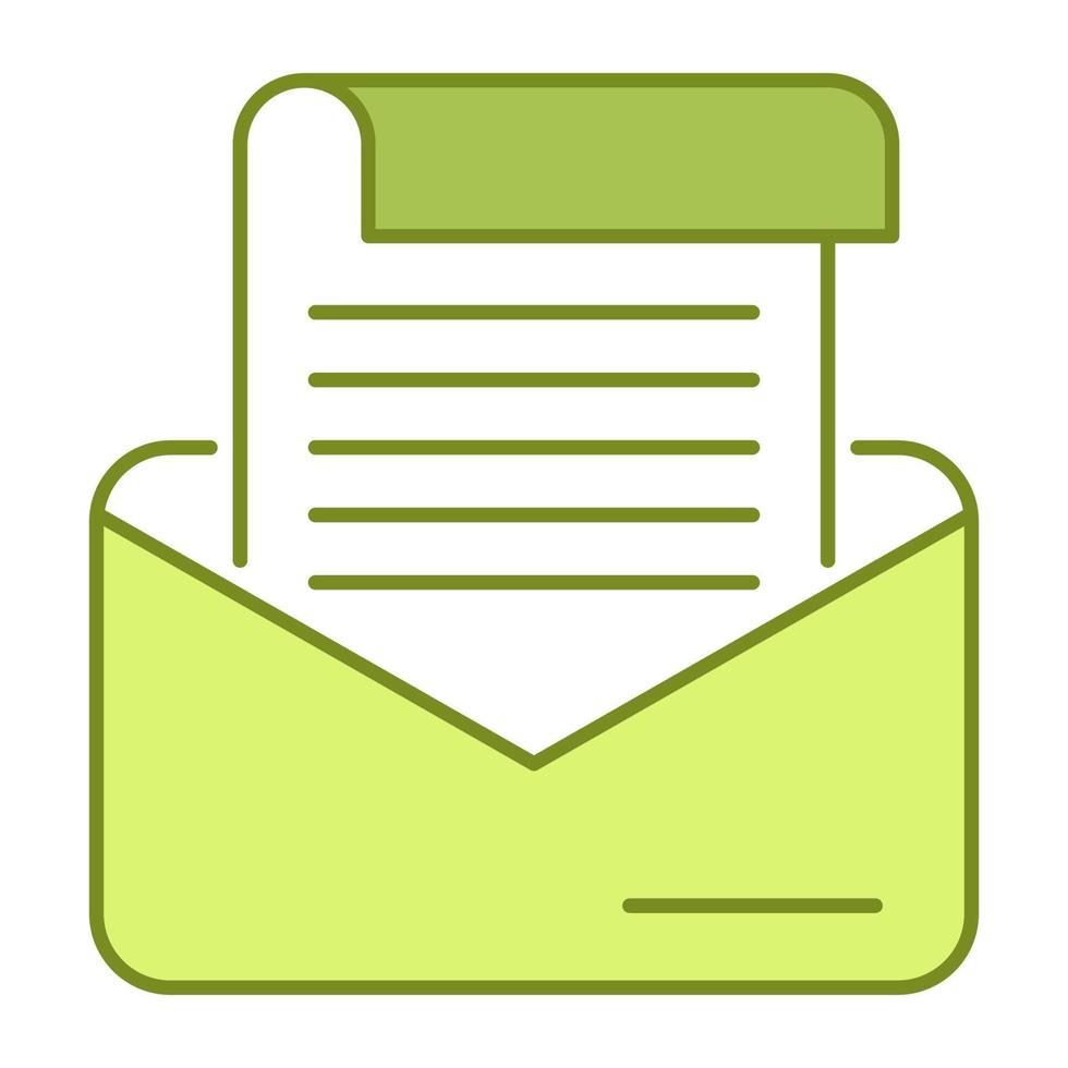 icono de correspondencia, adecuado para una amplia gama de proyectos