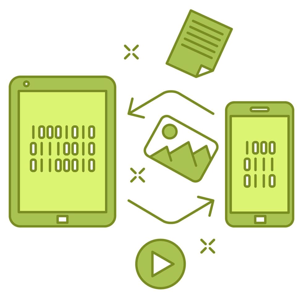 data exchange icon, suitable for a wide range of digital creative projects. vector