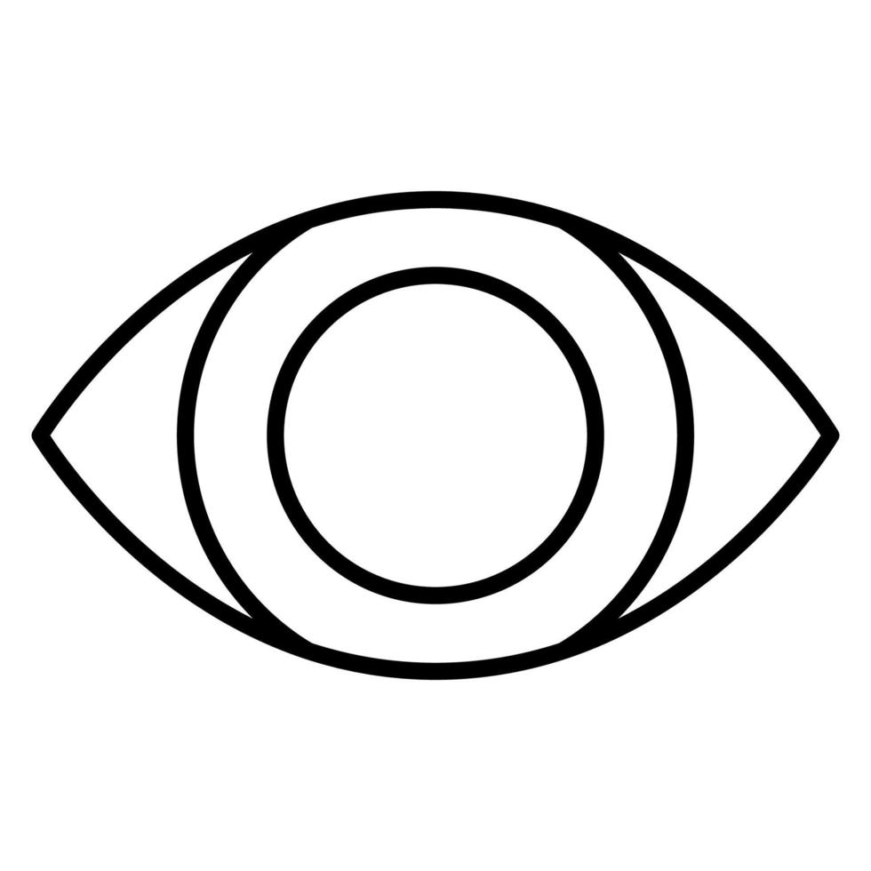 eye print icon, suitable for a wide range of digital creative projects. vector