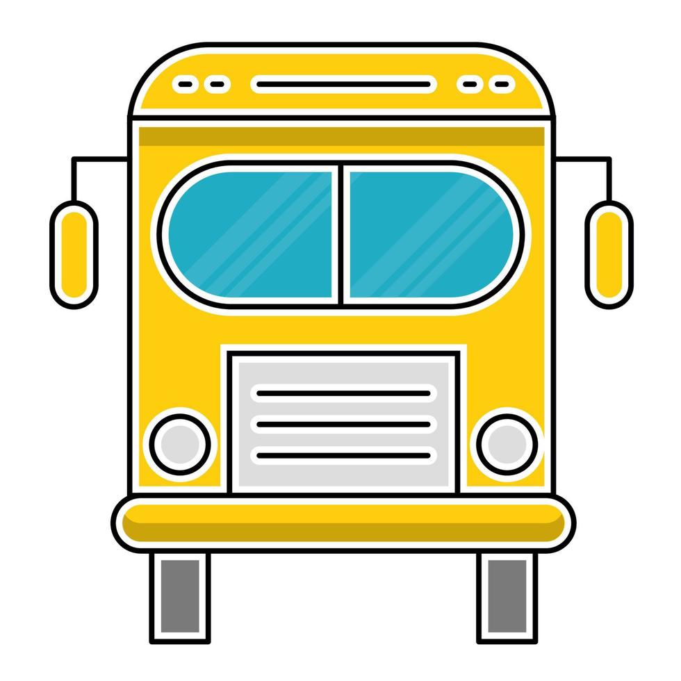 bus icon, suitable for a wide range of digital creative projects. vector