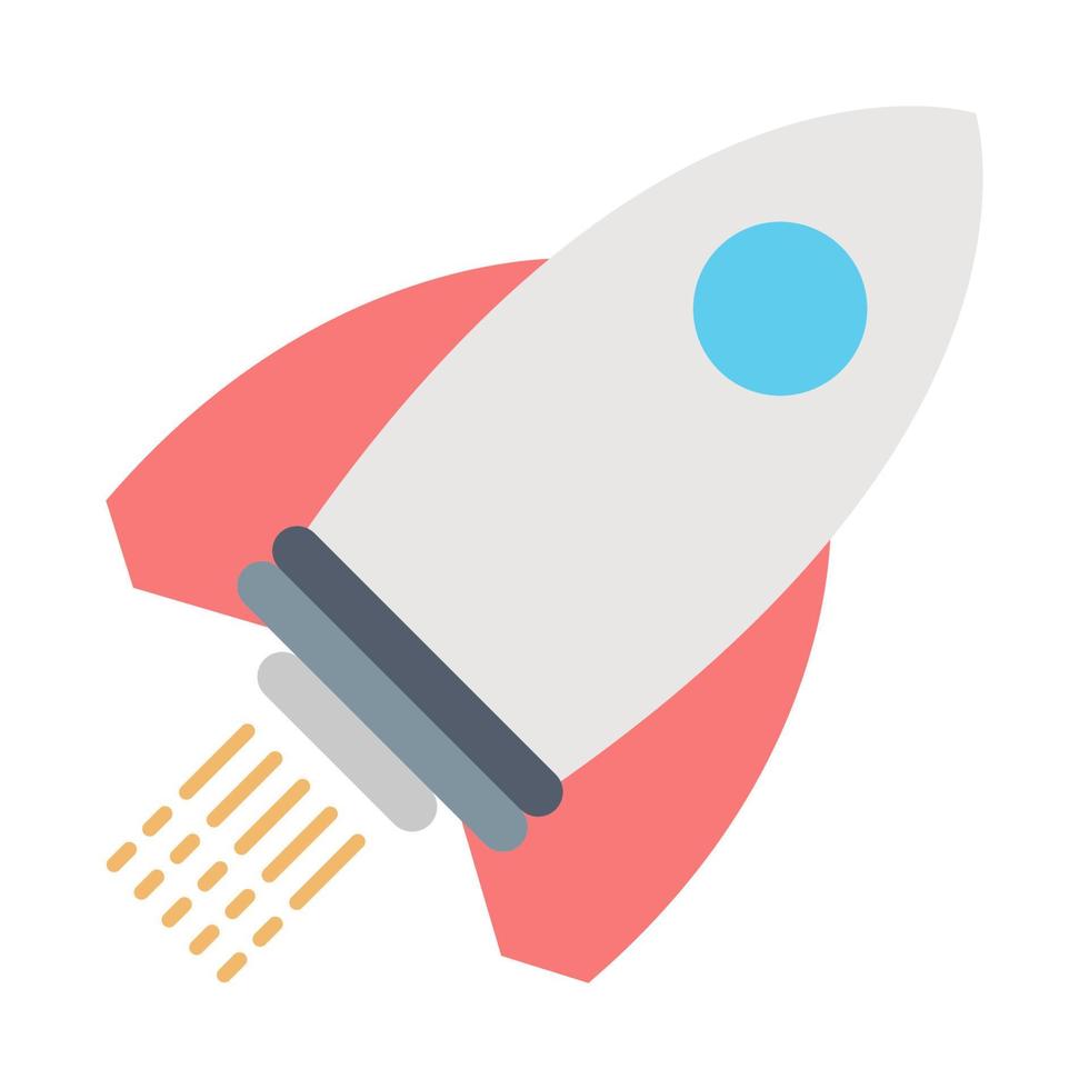 icono de cohete, adecuado para una amplia gama de proyectos creativos digitales. vector