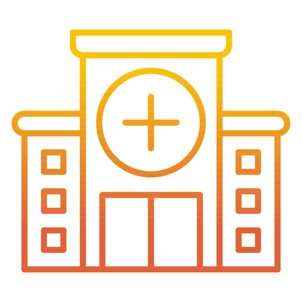 hospital icon, suitable for a wide range of digital creative projects. vector