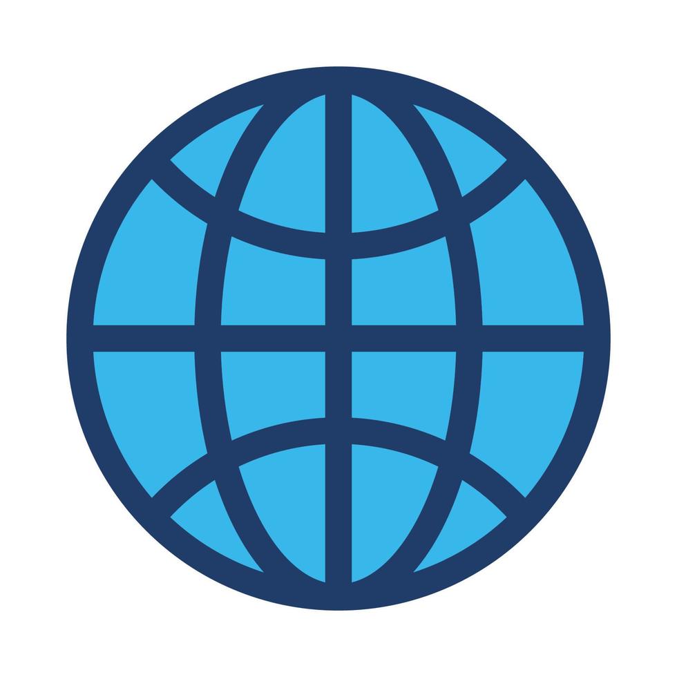 globe icon, suitable for a wide range of digital creative projects. vector