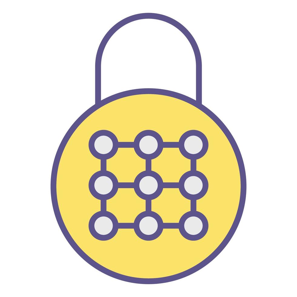 padlock icon, suitable for a wide range of digital creative projects. vector