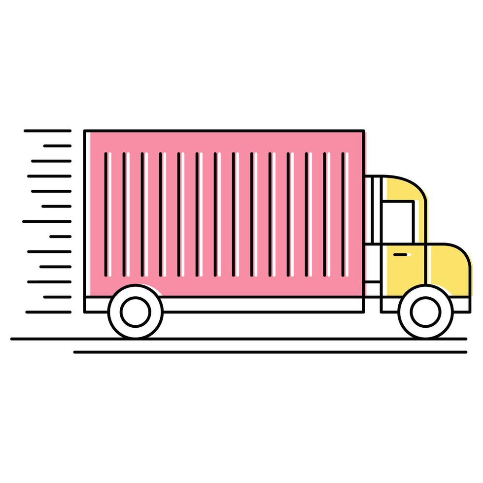 fast delivery icon, suitable for a wide range of digital creative projects. vector