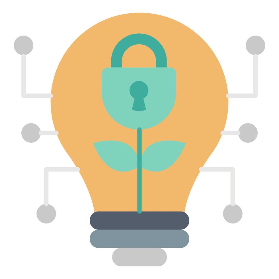 Data security idea icon, suitable for a wide range of digital creative projects. vector