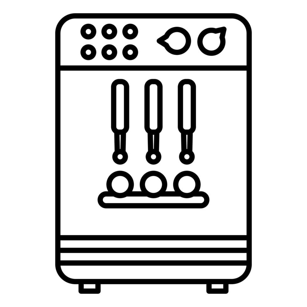 Ice machine icon, suitable for a wide range of digital creative