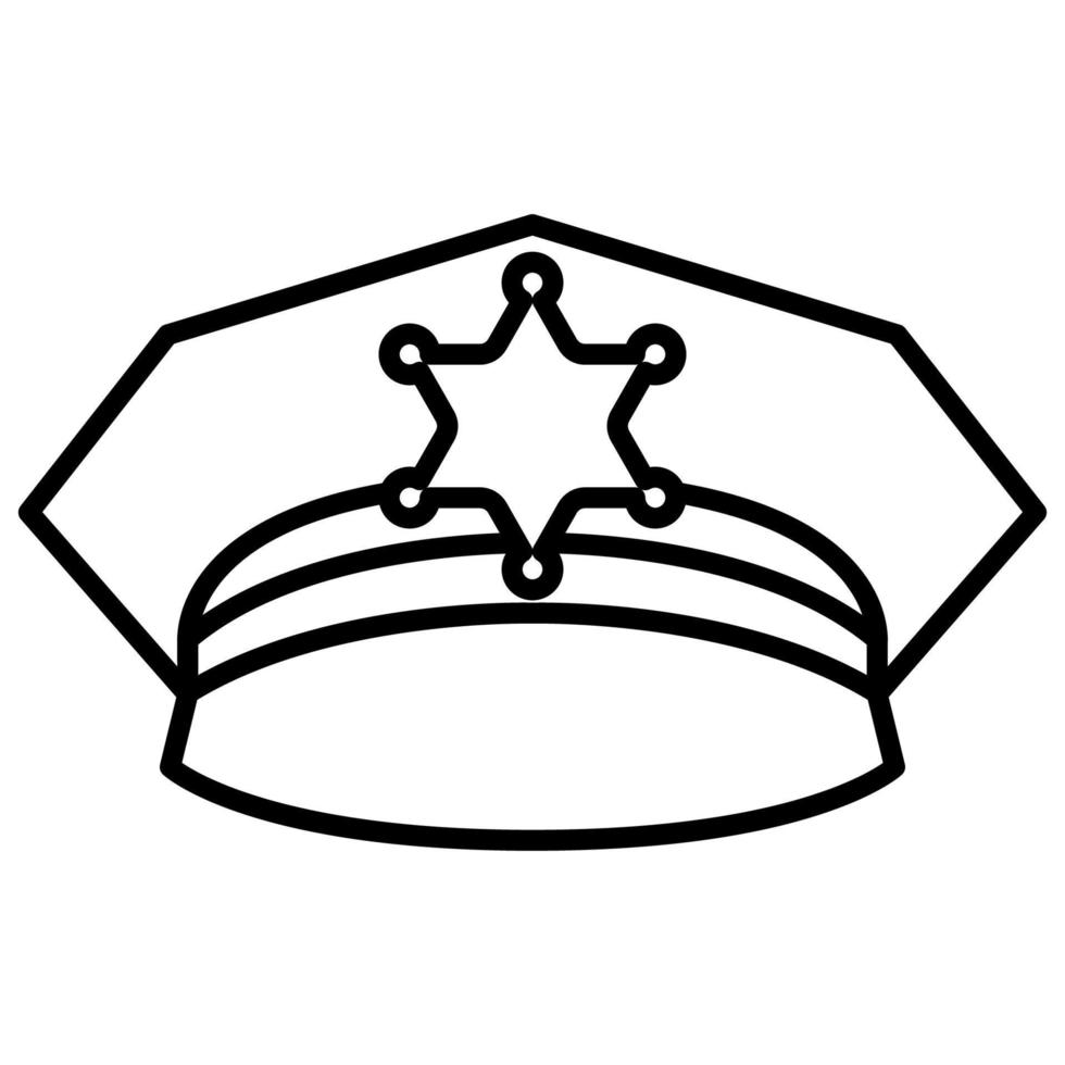 police icon, suitable for a wide range of digital creative projects. vector