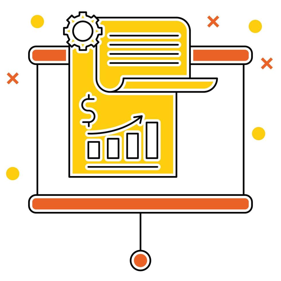 growing business icon, suitable for a wide range of digital creative projects. vector