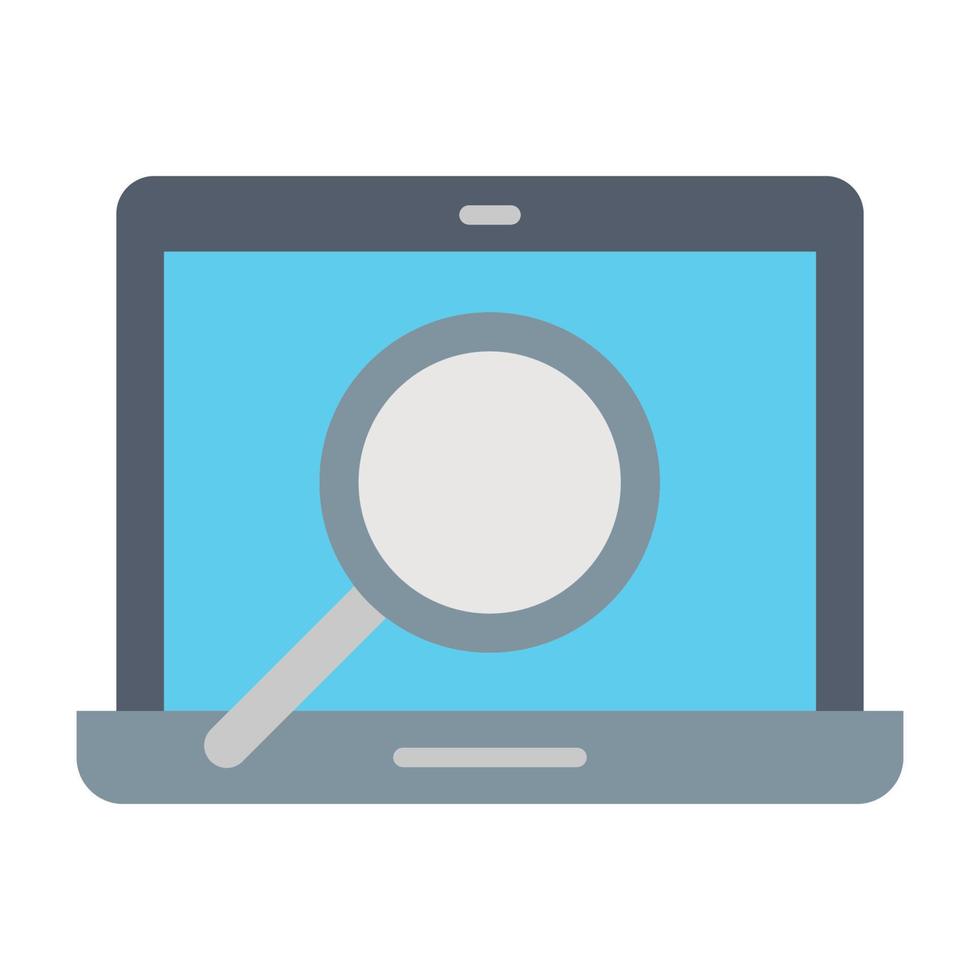 online search icon, suitable for a wide range of digital creative projects. vector