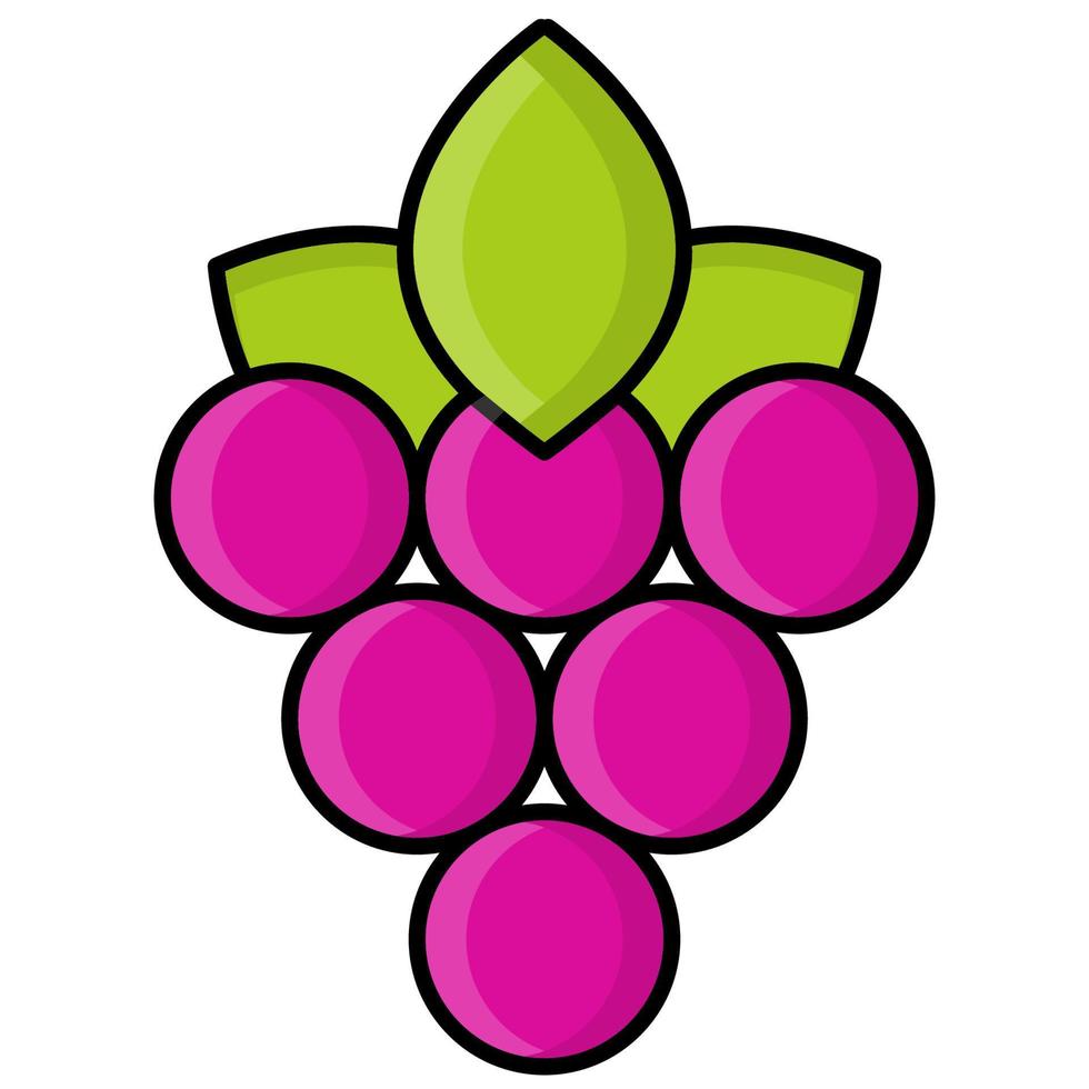 grape icon, suitable for a wide range of digital creative projects. vector