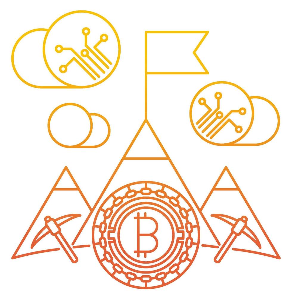 mining icon, suitable for a wide range of digital creative projects. vector