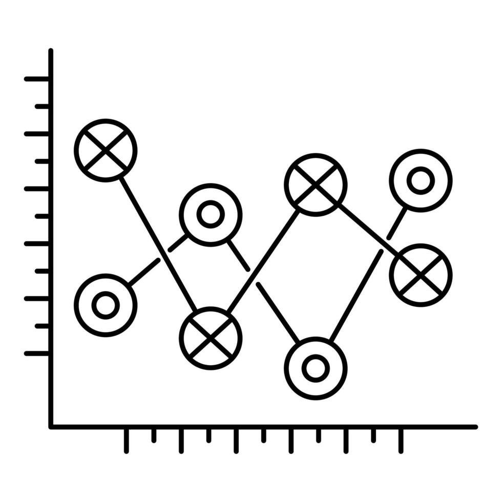 Diagram icon, suitable for a wide range of digital creative projects. vector