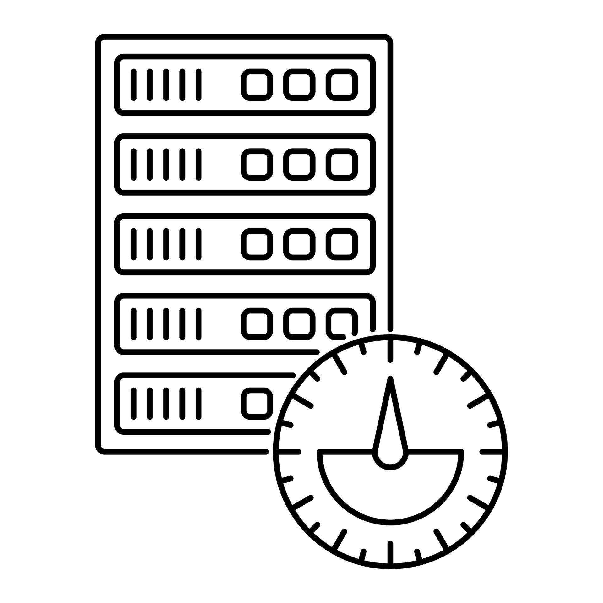 server performance icon, suitable for a wide range of digital creative