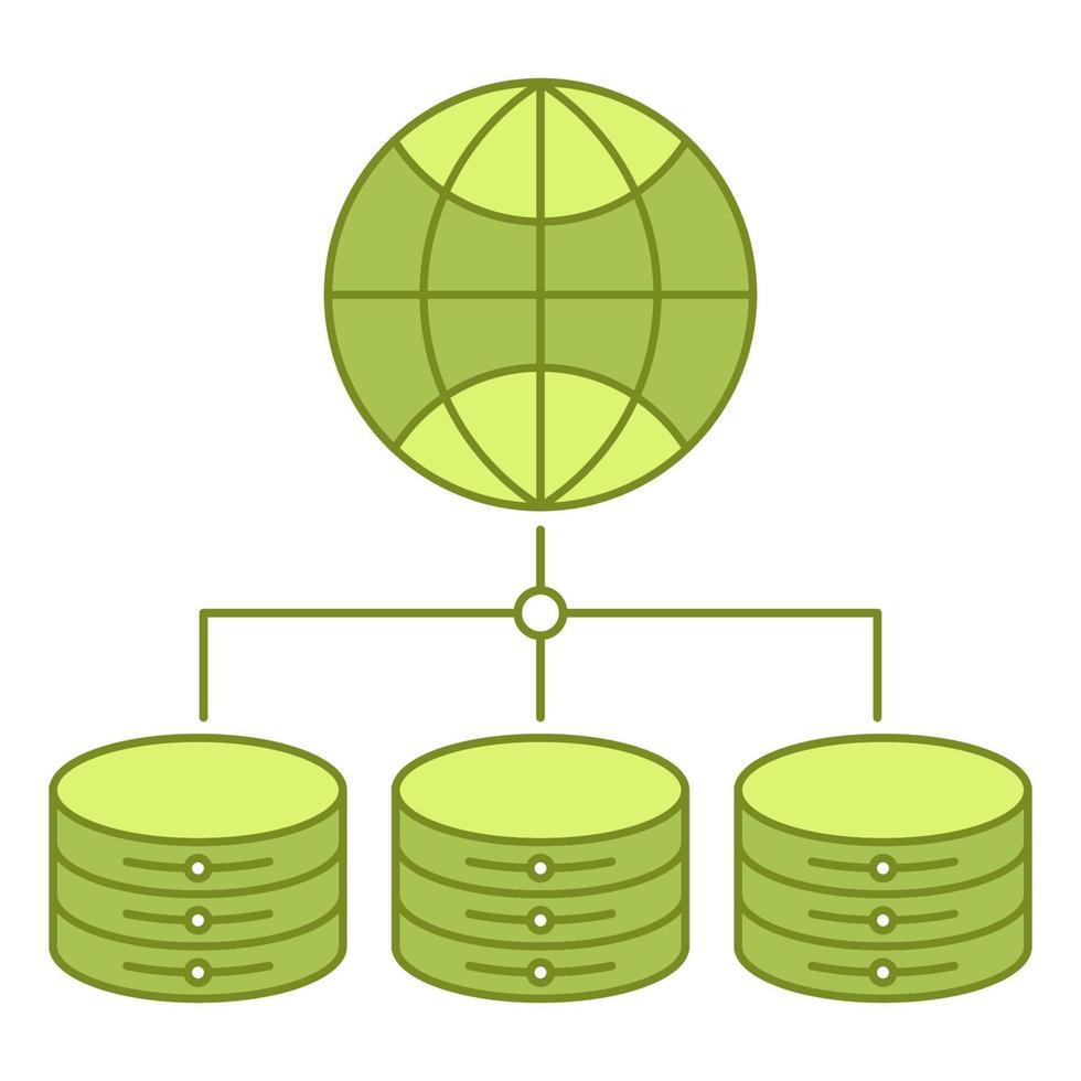 Data volume icon, suitable for a wide range of digital creative projects. vector