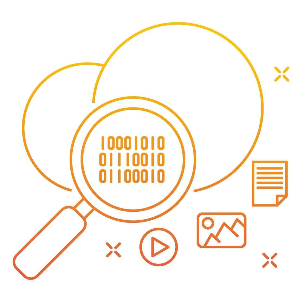 safe searching icon, suitable for a wide range of digital creative projects. vector