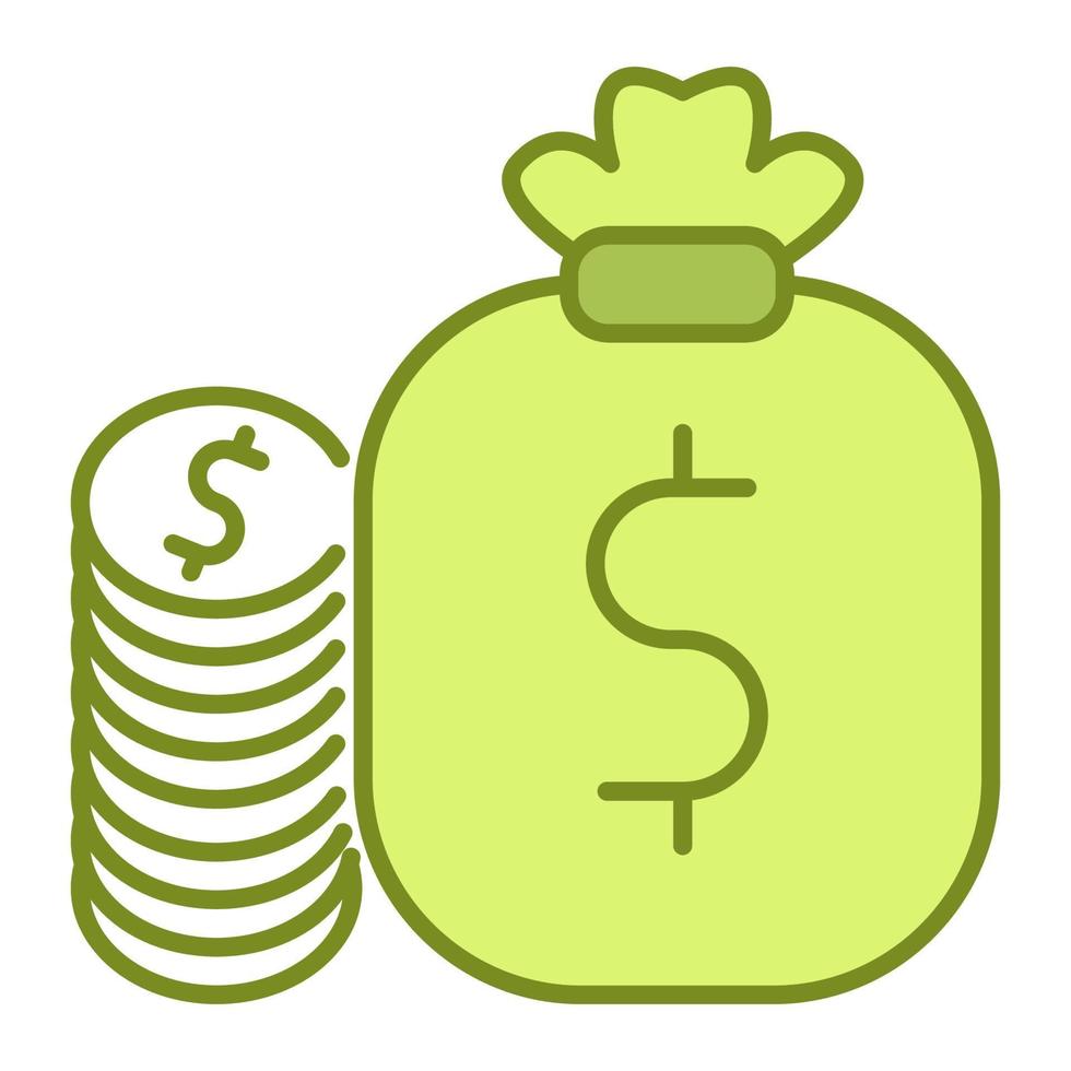 money icon, suitable for a wide range of digital creative projects. vector