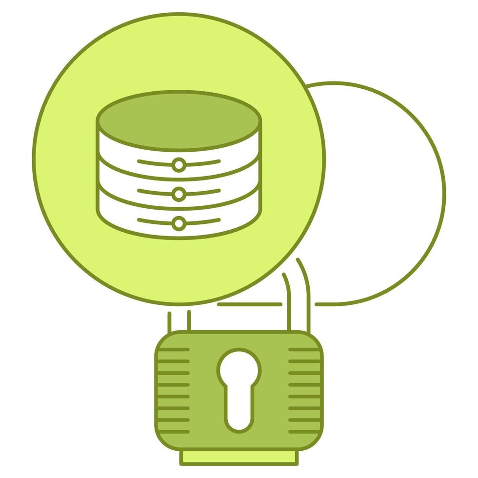 cloud security icon, suitable for a wide range of digital creative projects. vector