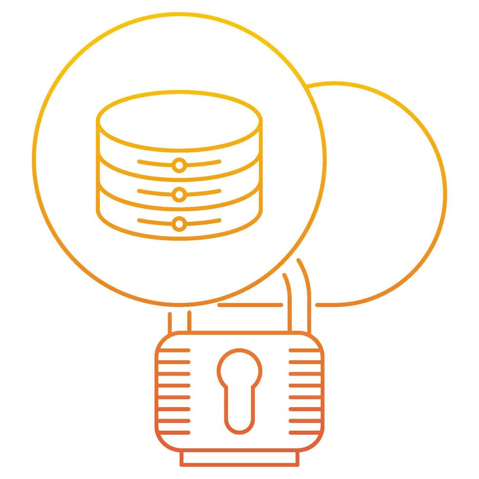 cloud security icon, suitable for a wide range of digital creative projects. vector