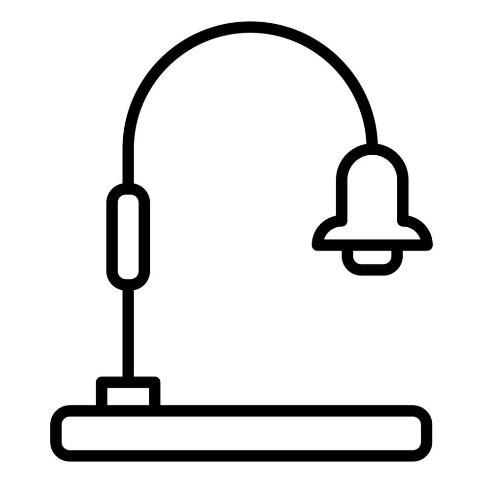Lamp icon, suitable for a wide range of digital creative projects. vector