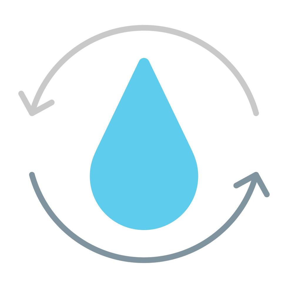 water treatment icon, suitable for a wide range of digital creative projects. vector