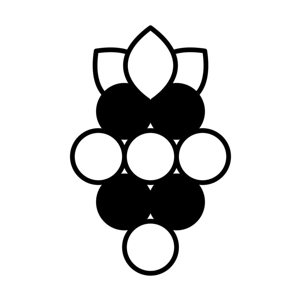 Grapes  icon, suitable for a wide range of digital creative projects. vector