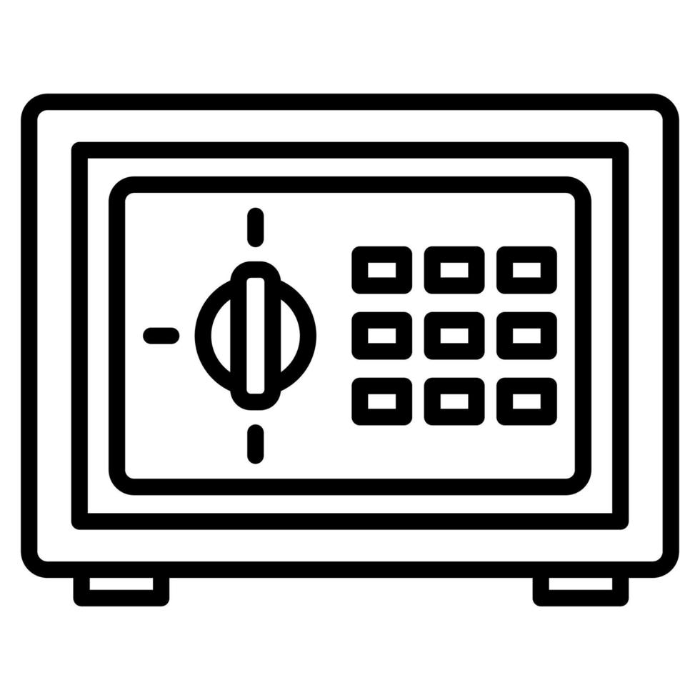 digital lock icon, suitable for a wide range of digital creative projects. vector